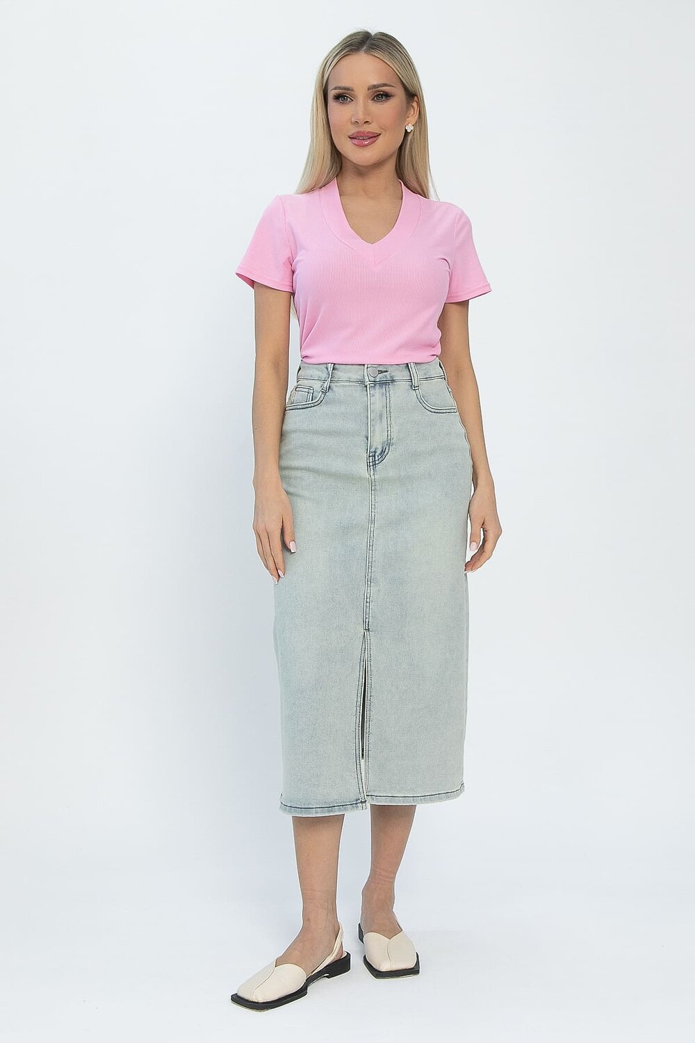 LT Collection Юбка 536017 Ю13447-12М сине-жёлтый