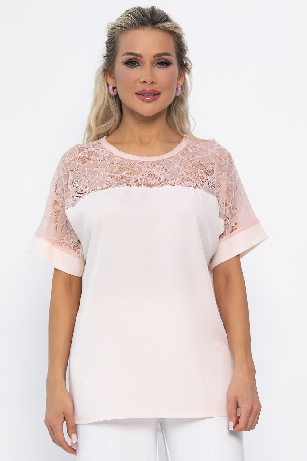 LT Collection Блуза 536022 Б13538-18М бежевый