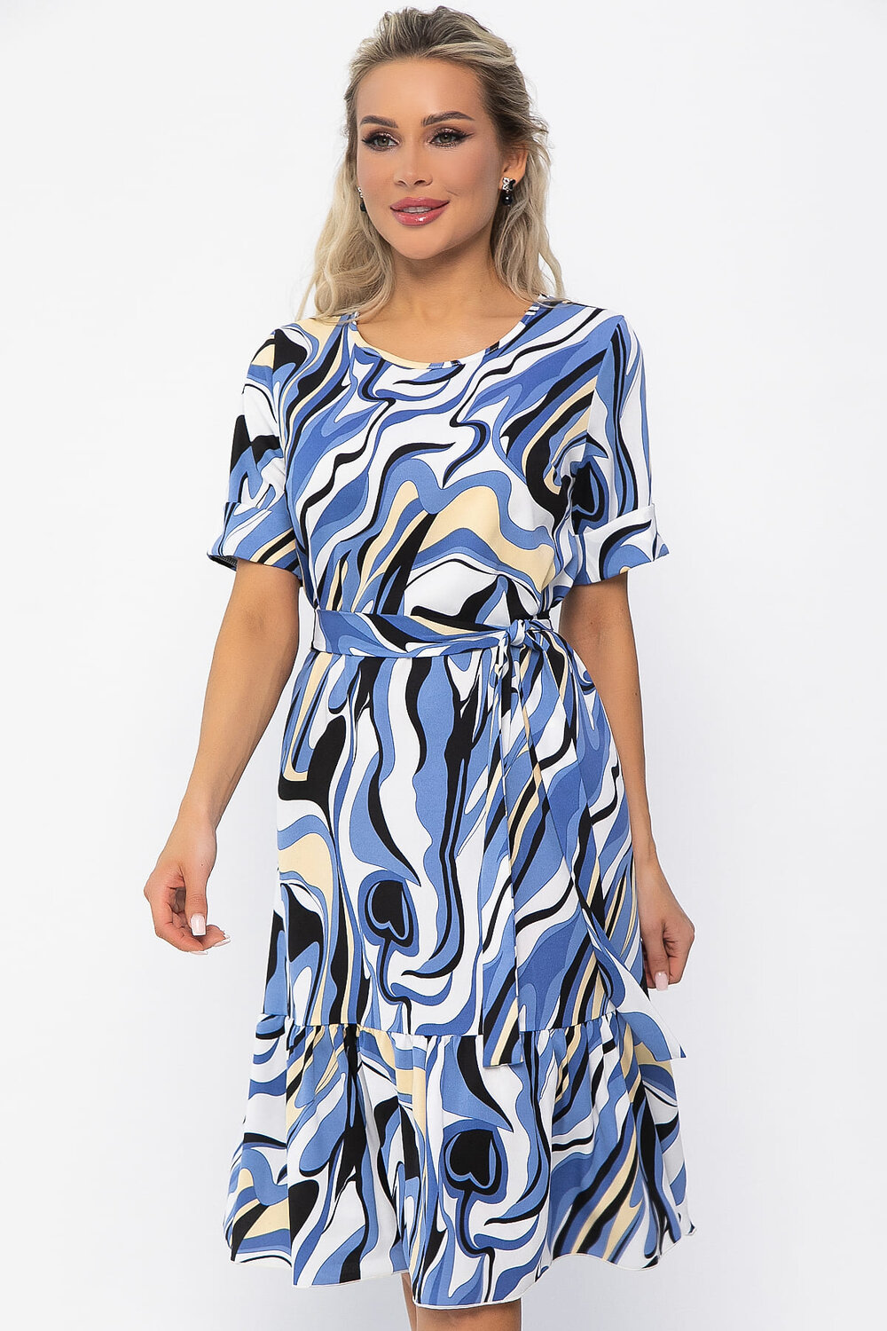 LT Collection Платье 536025 П13712-12М синий