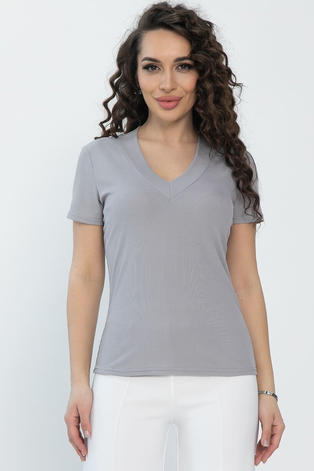 LT Collection Блуза 536027 Б13549-33М серый