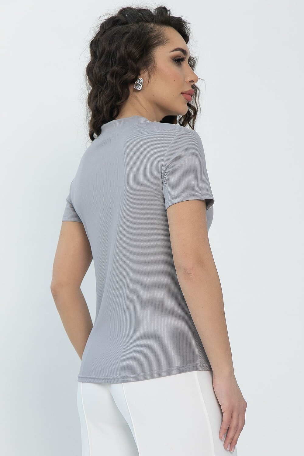 LT Collection Блуза 536027 Б13549-33М серый