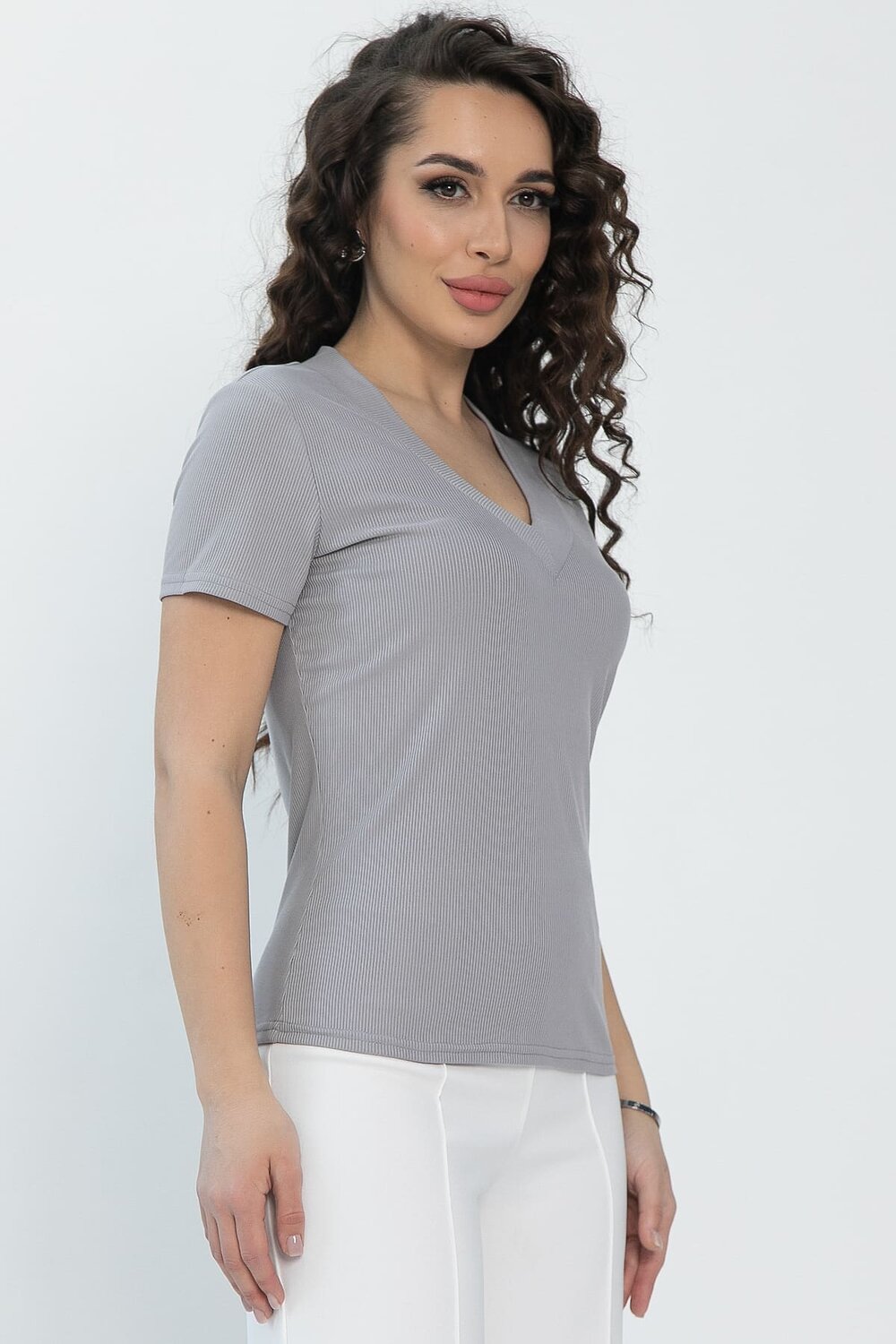 LT Collection Блуза 536027 Б13549-33М серый