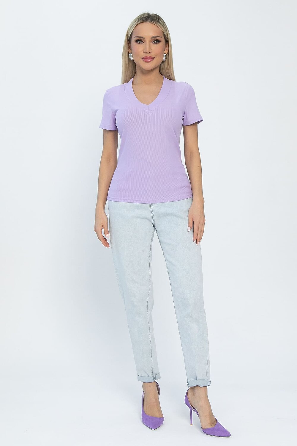 LT Collection Блуза 536030 Б13556-33М лиловый