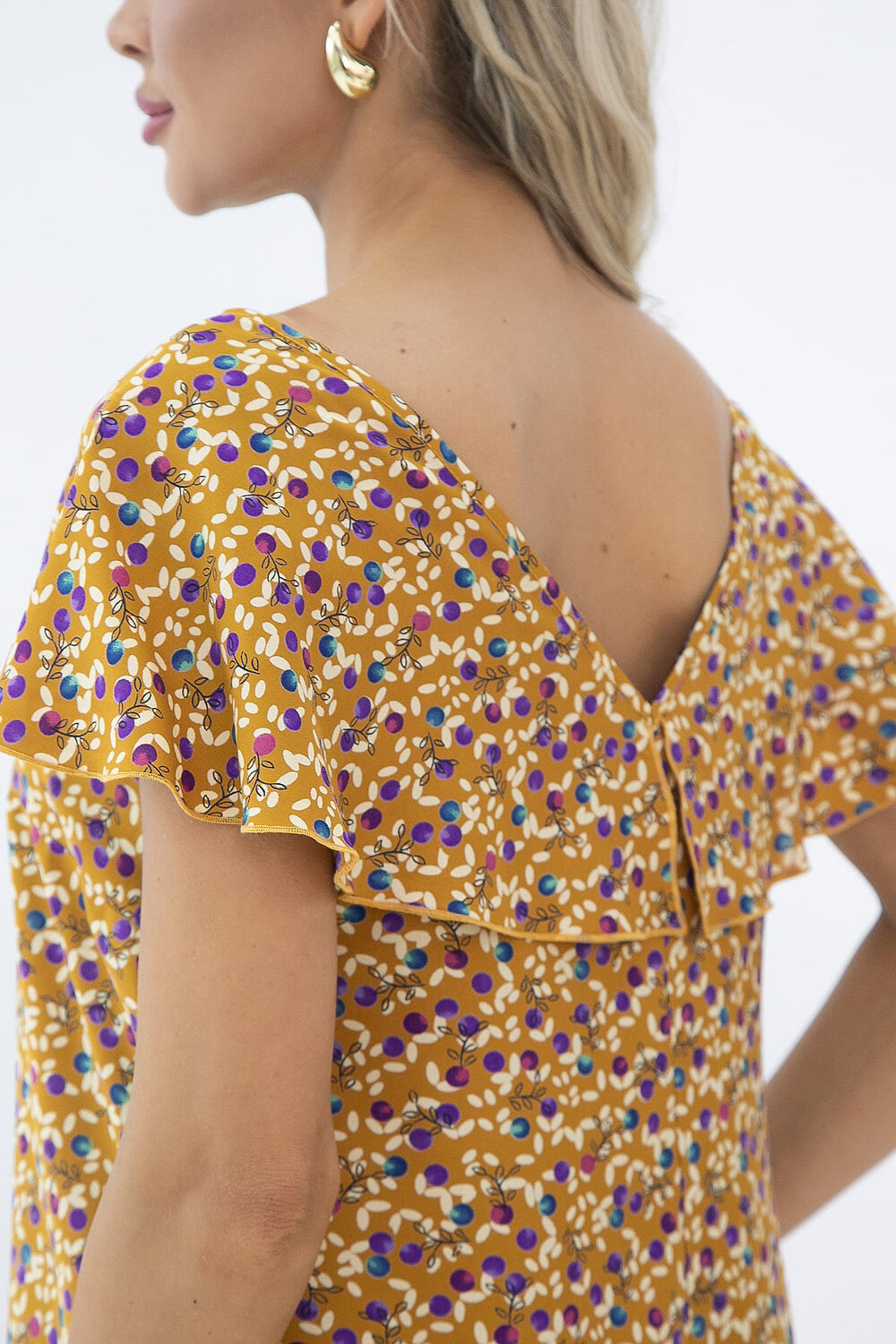 LT Collection Платье 536039 П13584-16М горчица
