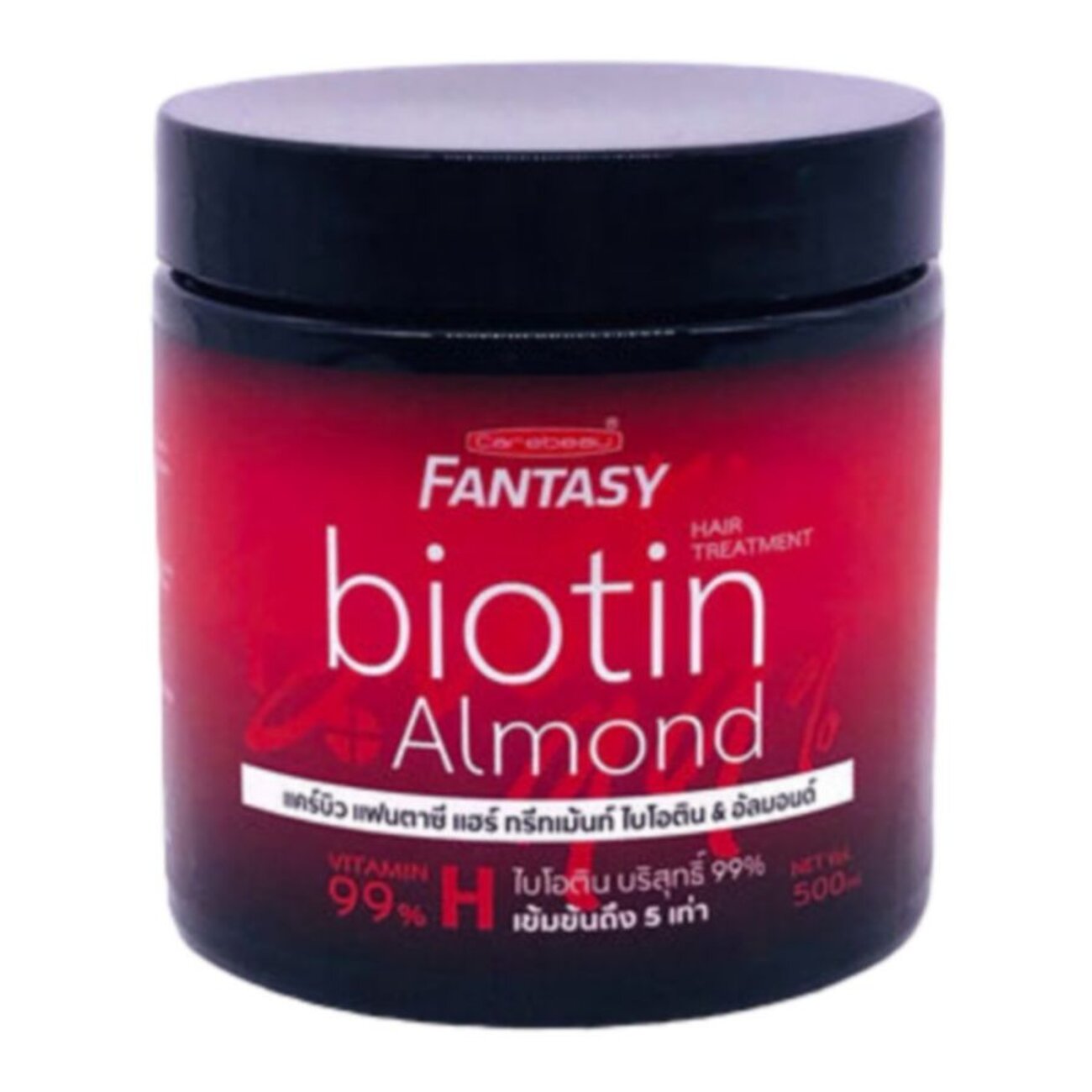 Carebeau Маска для волос с биотином и миндалем / Fantasy Hair Treatment Biotin & Almonds, 500 мл 536053 21492