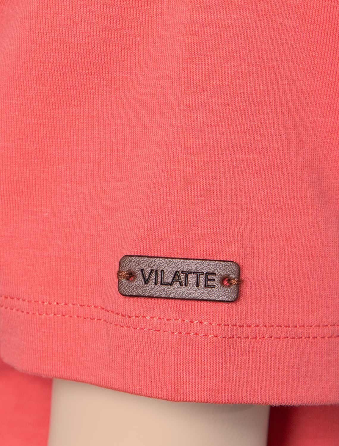 VILATTE Футболка 536079 M49.388 коралловый_animals
