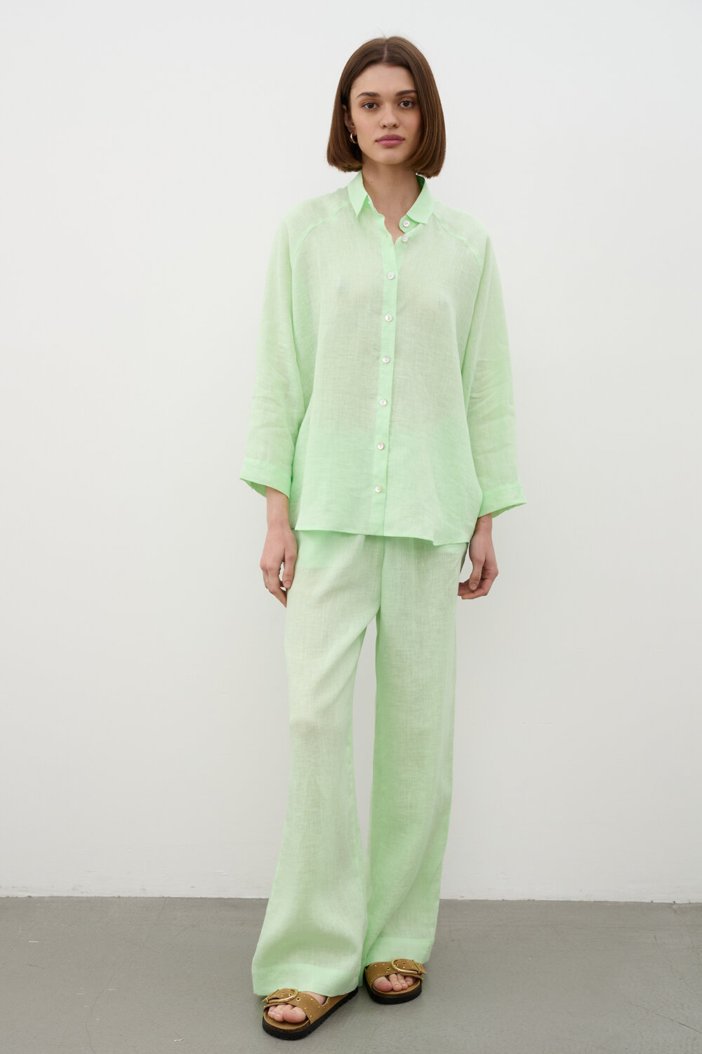 RISE Брюки 536106 TR25_1_Lime green Лайм