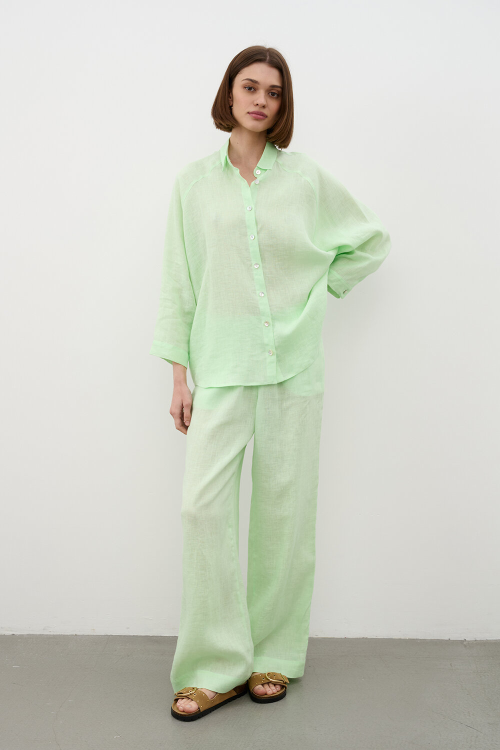 RISE Брюки 536106 TR25_1_Lime green Лайм