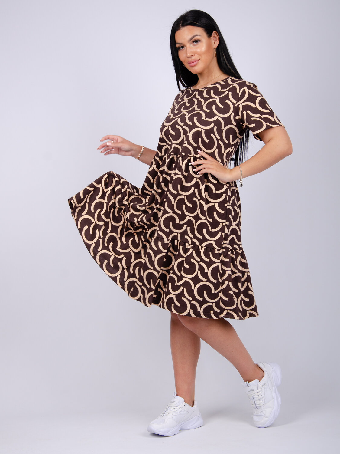 Malina Платье 536740 5838г(М) коричневый