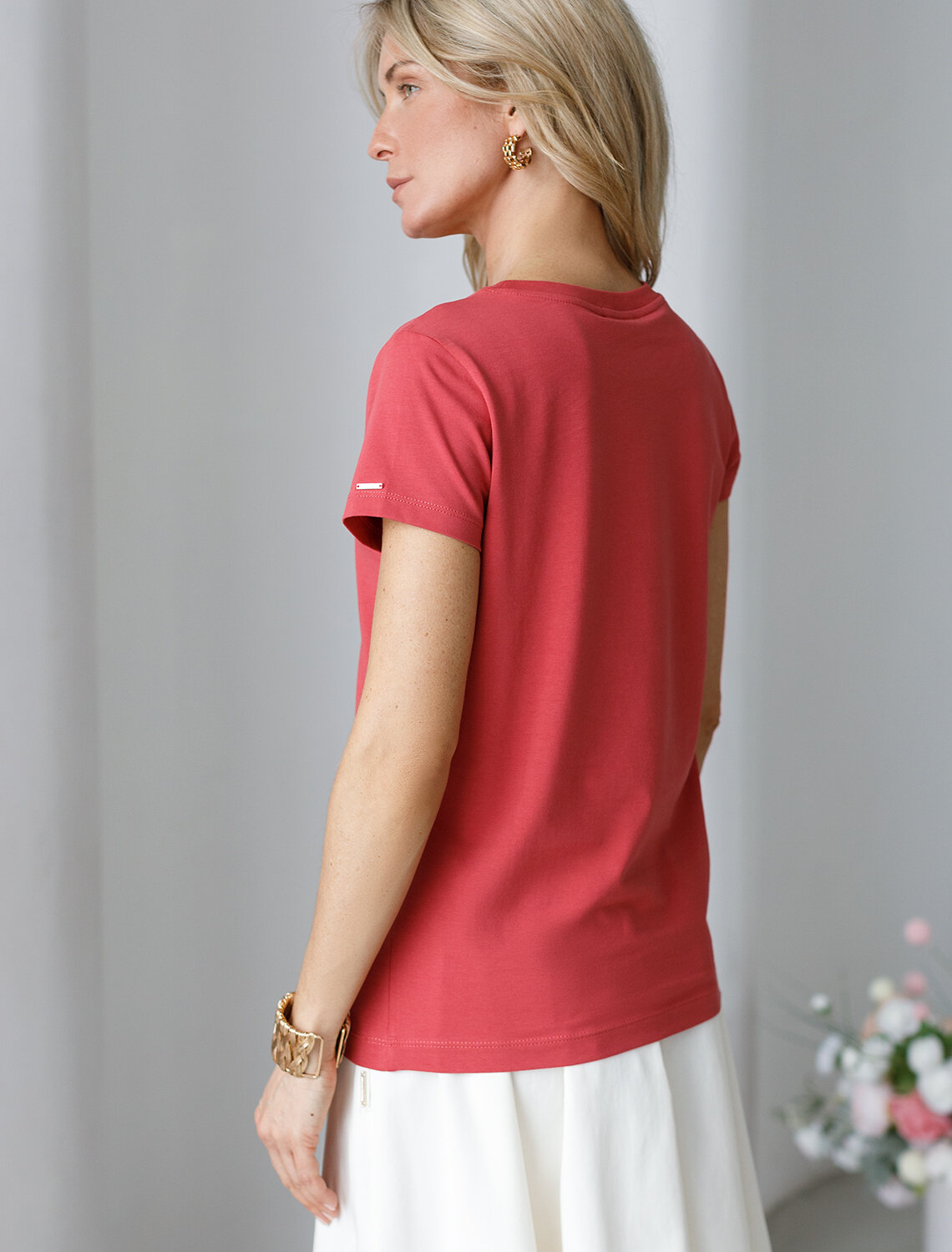 VILATTE Футболка 536944 D49.980 т.красный
