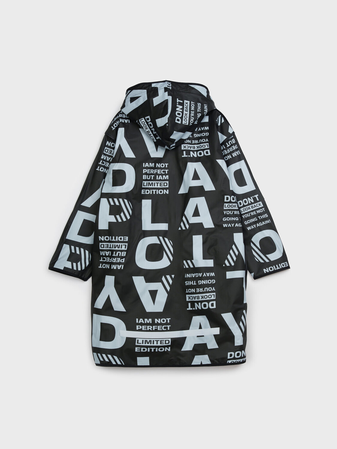 PLAYTODAY Плащ 537650 12521862 черный,белый