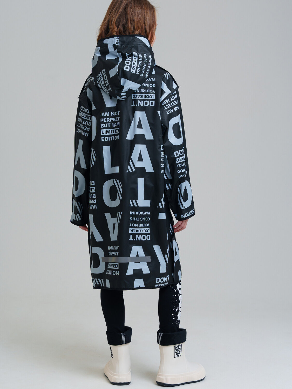 PLAYTODAY Плащ 537650 12521862 черный,белый