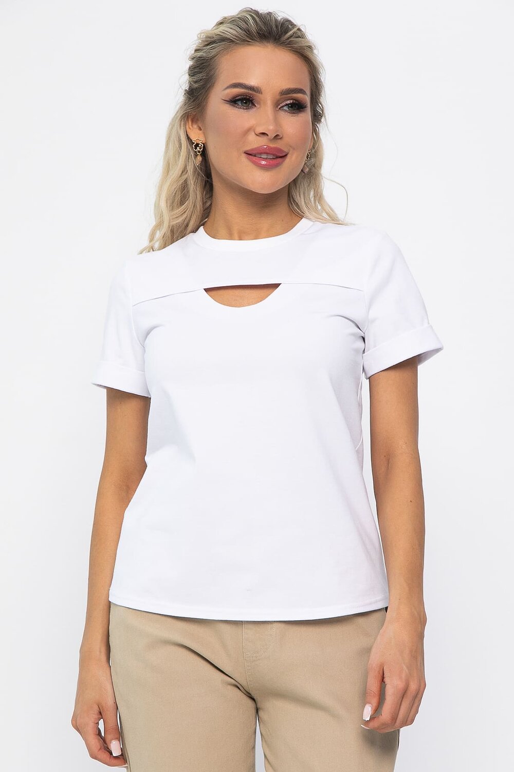 LT Collection Футболка 538056 Б13353-50М белый