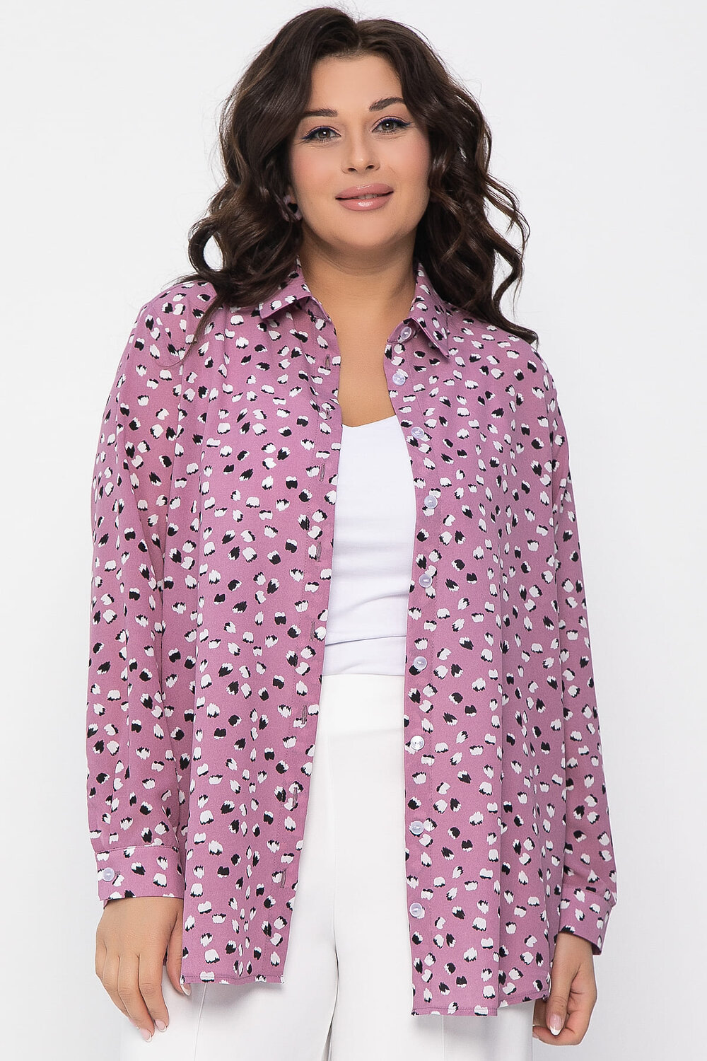 LT Collection Рубашка 538063 Б13473-16М розовый