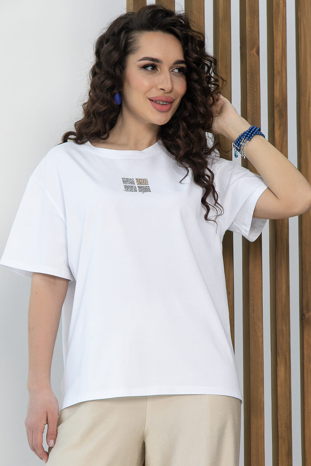 LT Collection Футболка 538064 Б13493-20М белый