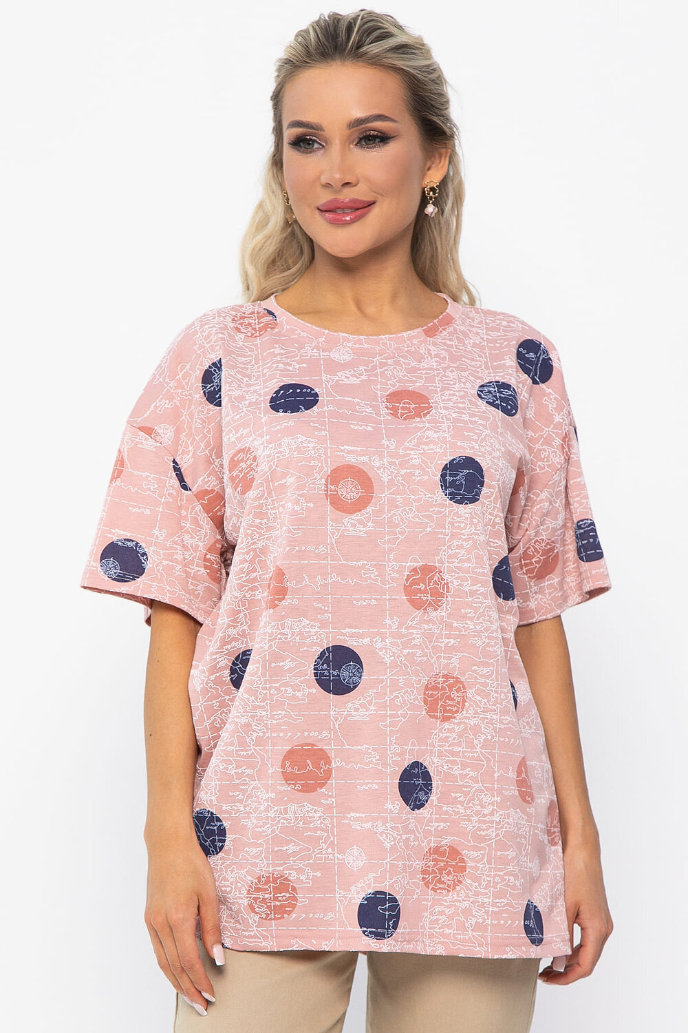 LT Collection Блуза 538069 Б13521-20М нежно-розовый