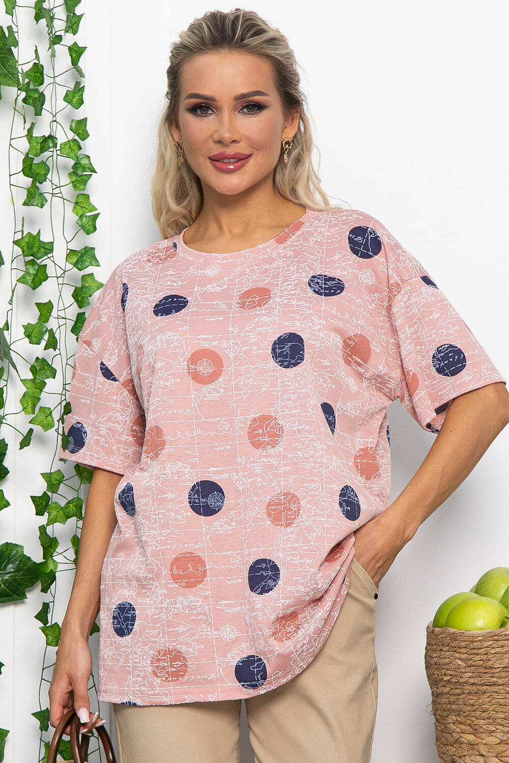LT Collection Блуза 538069 Б13521-20М нежно-розовый