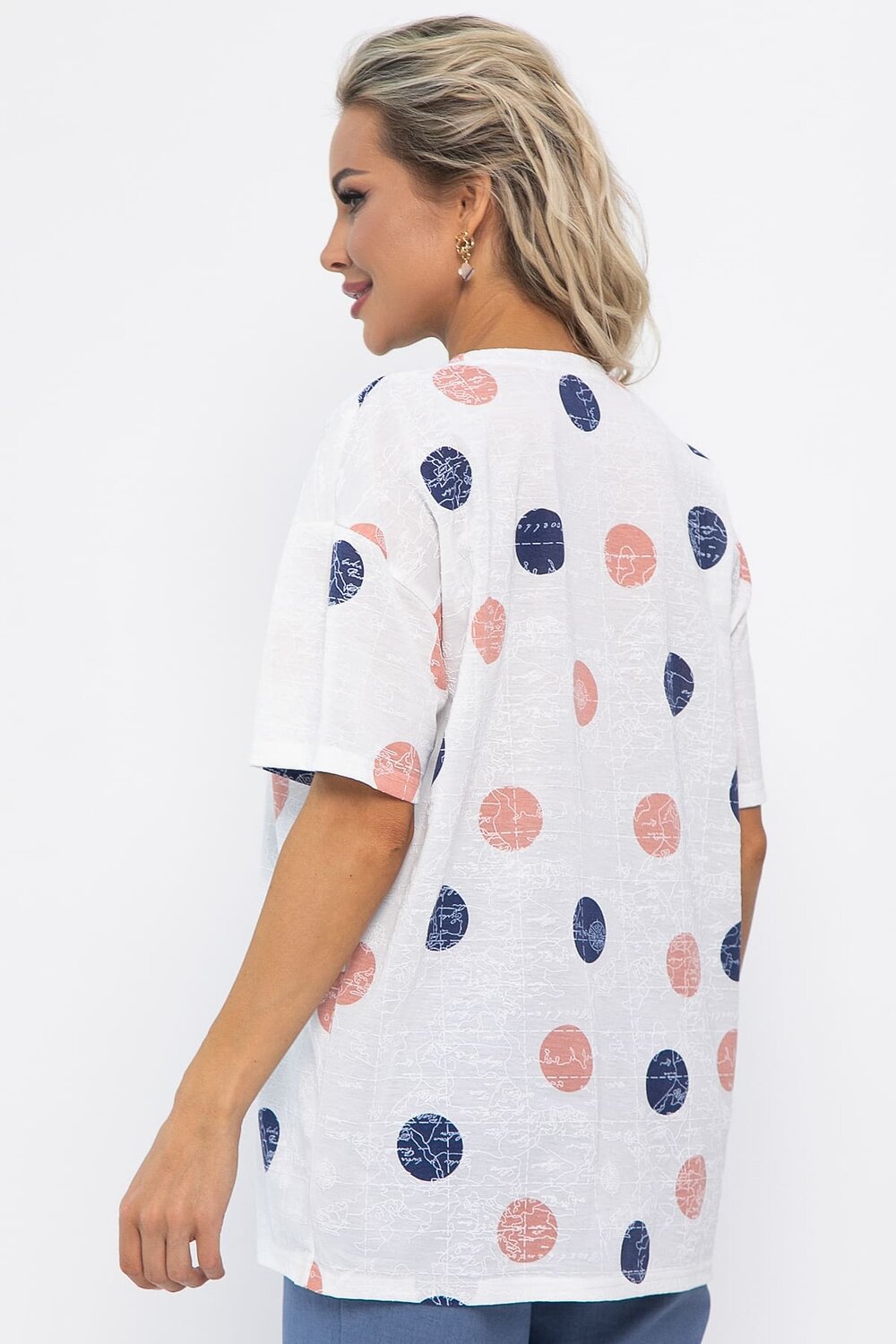 LT Collection Блуза 538072 Б13519-20М белый