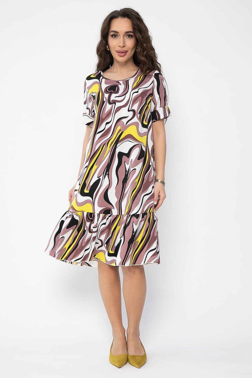 LT Collection Платье 538076 П13713-12М пыльно-розовый
