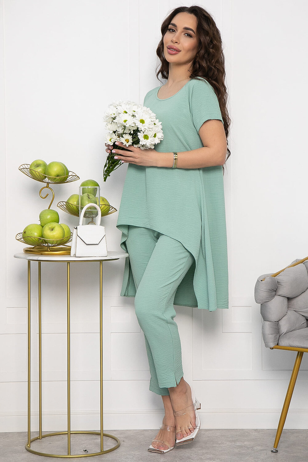 LT Collection Костюм 538079 К13566-21М мятный