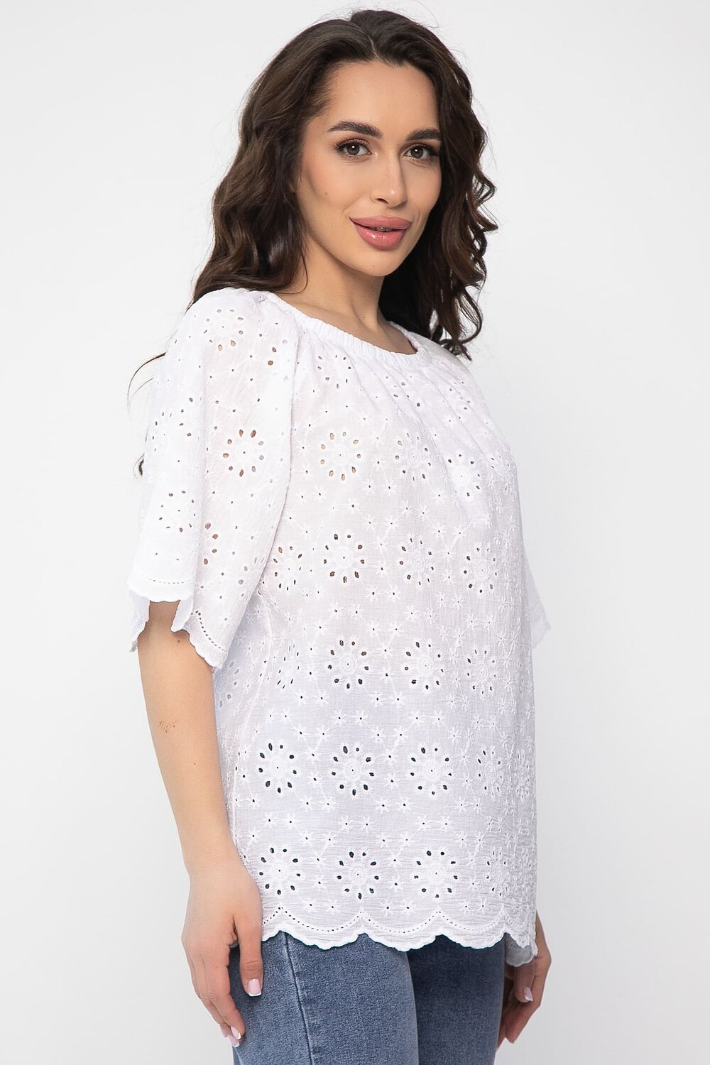 LT Collection Блуза 538088 Б13571-2М Белый