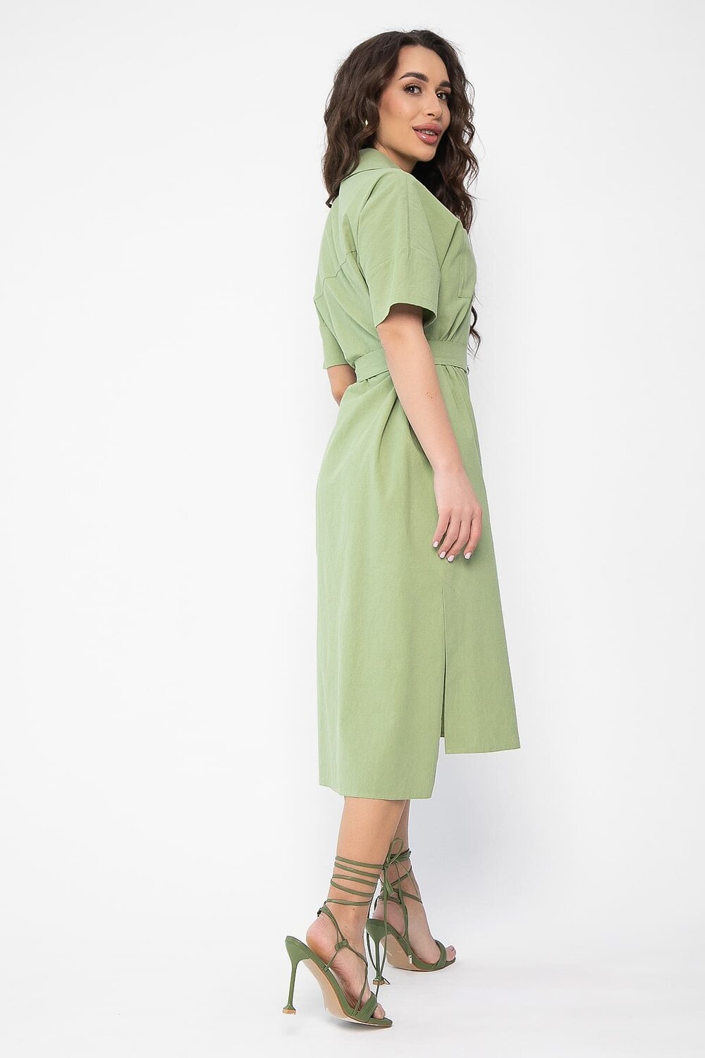LT Collection Платье 538114 П13588-18М фисташковый