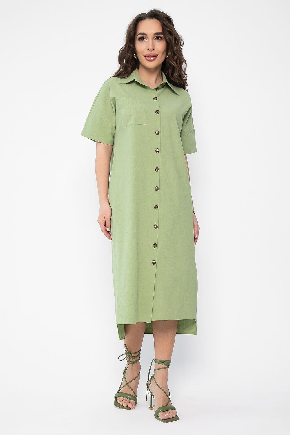 LT Collection Платье 538114 П13588-18М фисташковый