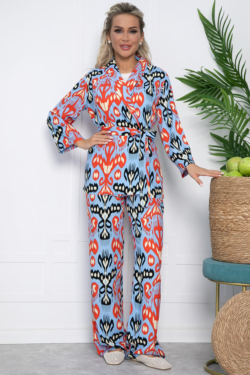 LT Collection Костюм 538118 К13610-7М голубой