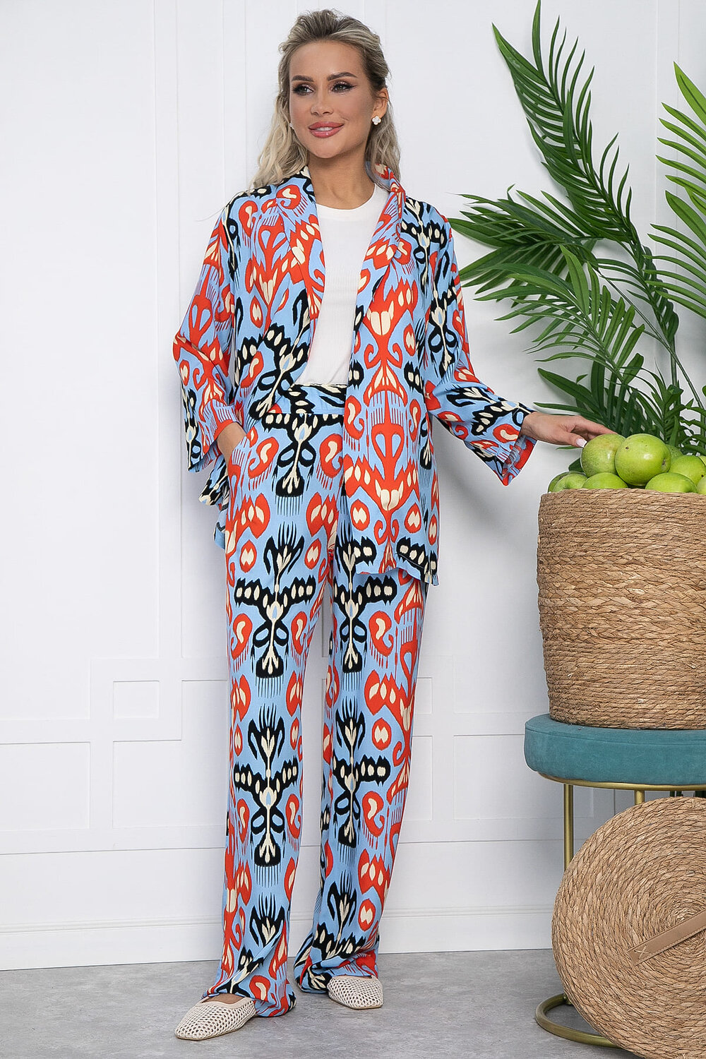 LT Collection Костюм 538118 К13610-7М голубой