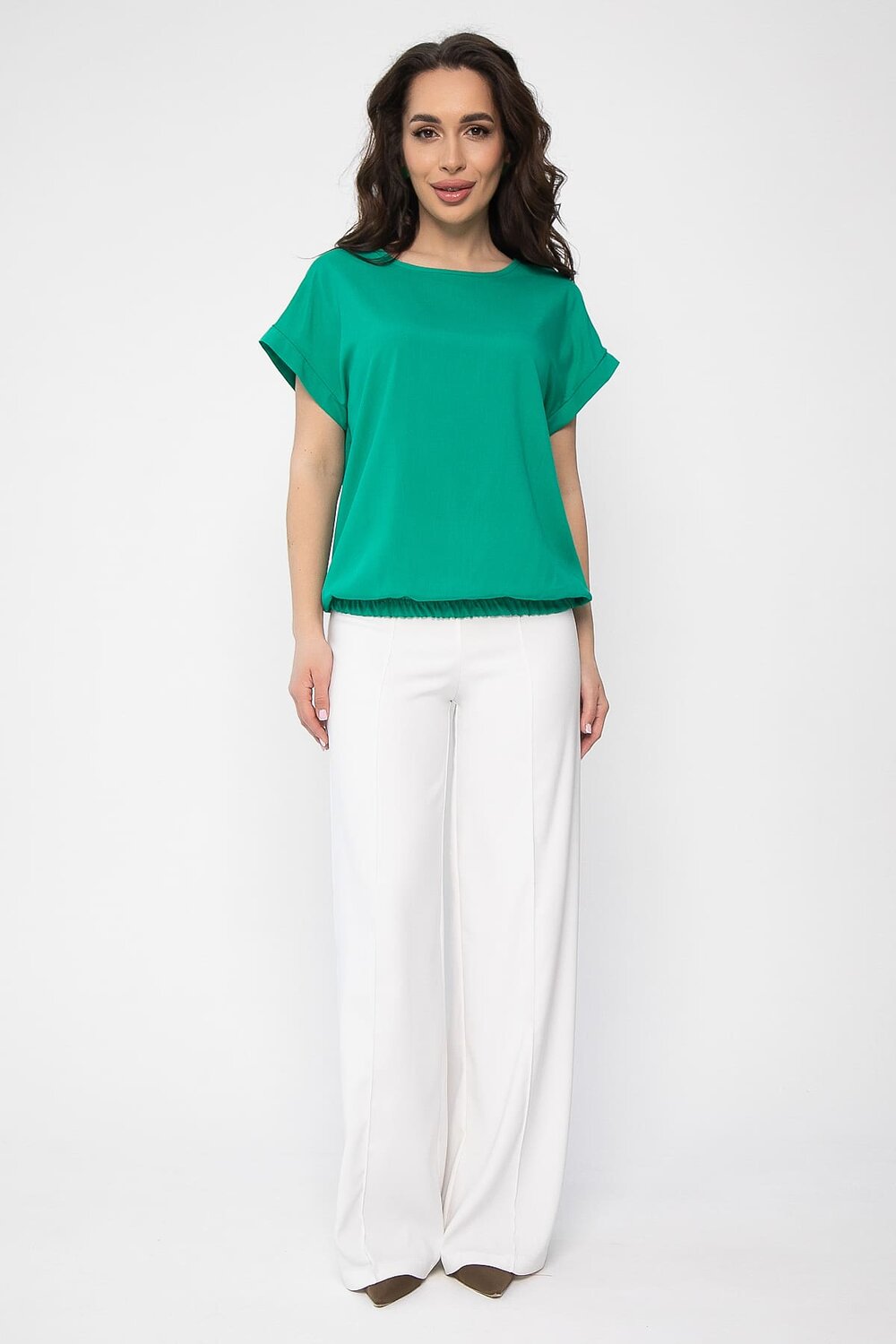 LT Collection Блуза 538120 Б13600-25М зеленый