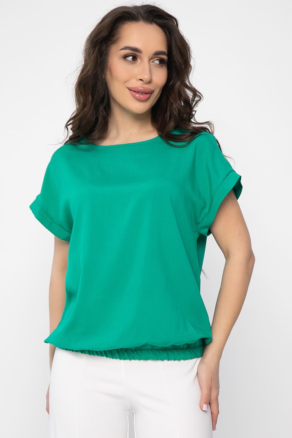 LT Collection Блуза 538120 Б13600-25М зеленый