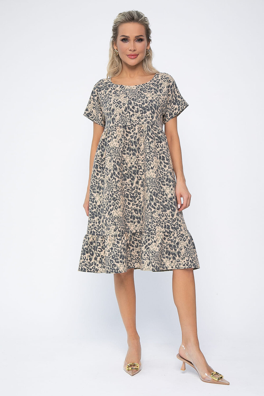 LT Collection Платье 538121 П13612-48М бежевый