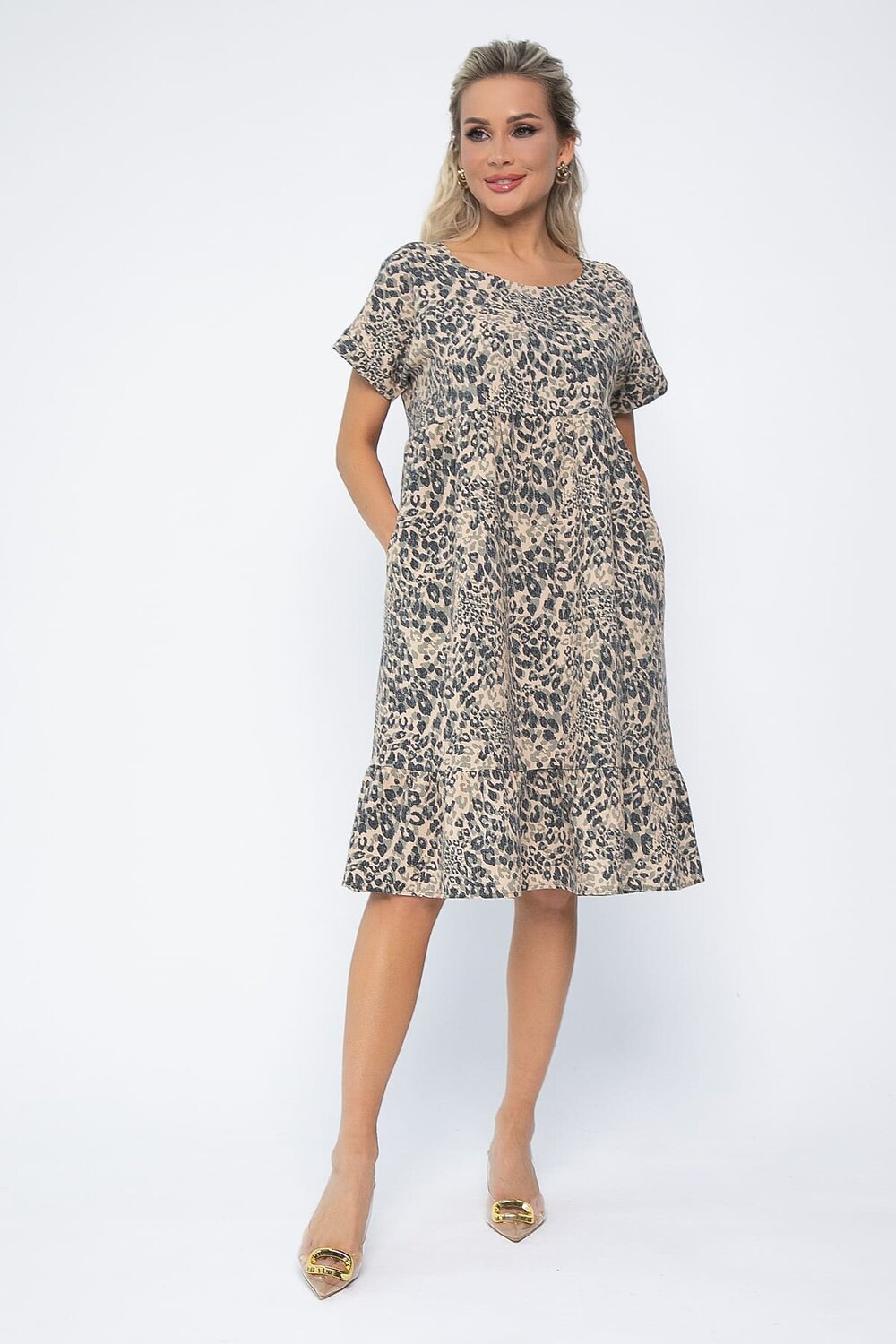 LT Collection Платье 538121 П13612-48М бежевый