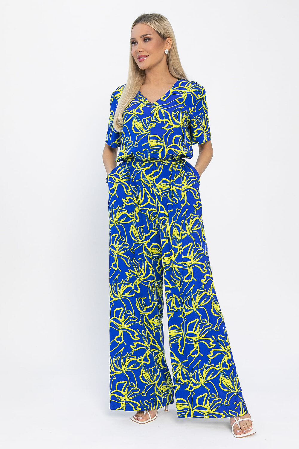 LT Collection Комбинезон 538124 К13616-7М синий