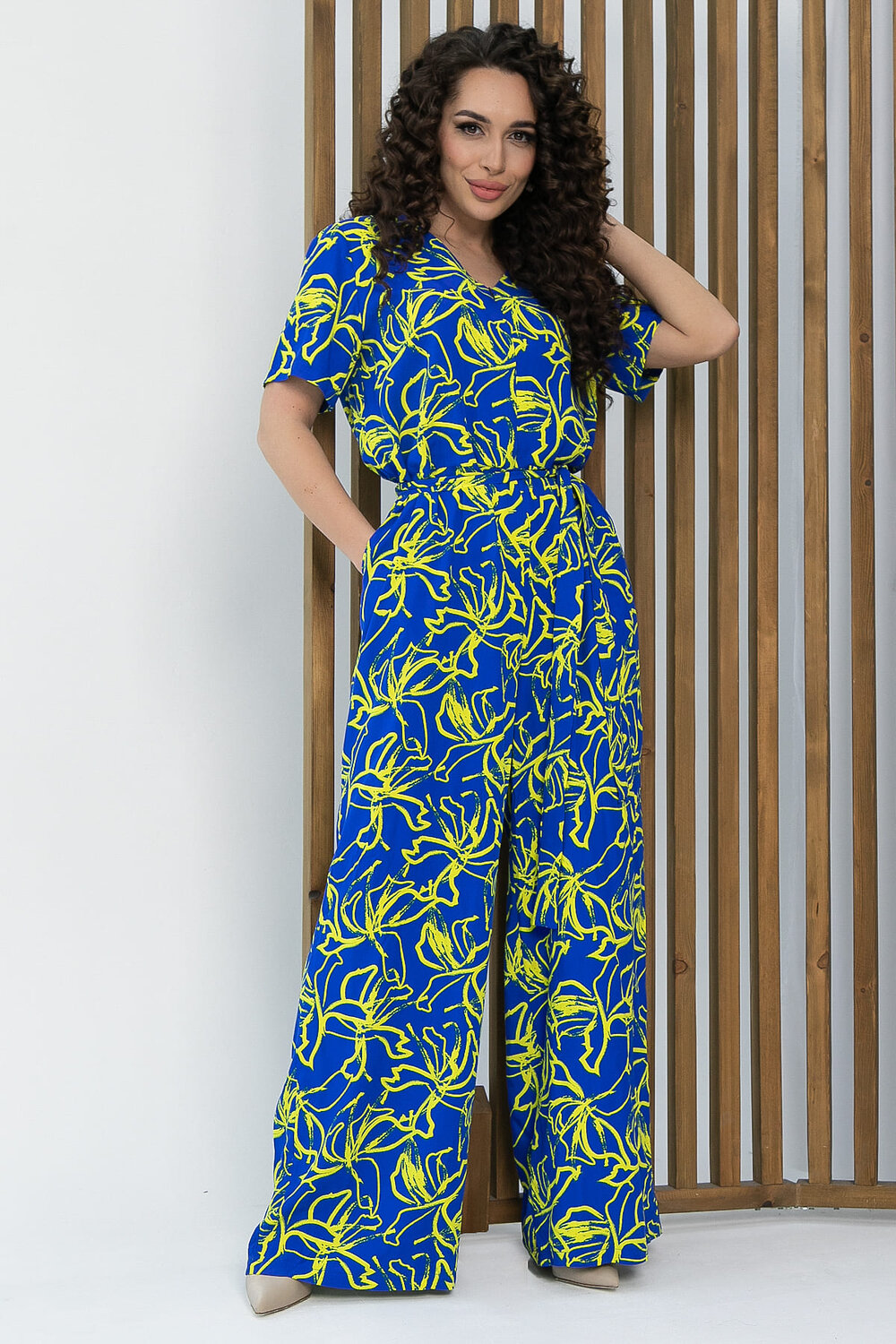 LT Collection Комбинезон 538124 К13616-7М синий