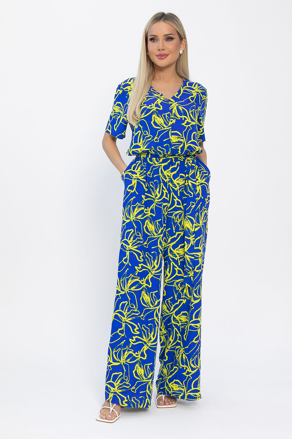 LT Collection Комбинезон 538124 К13616-7М синий