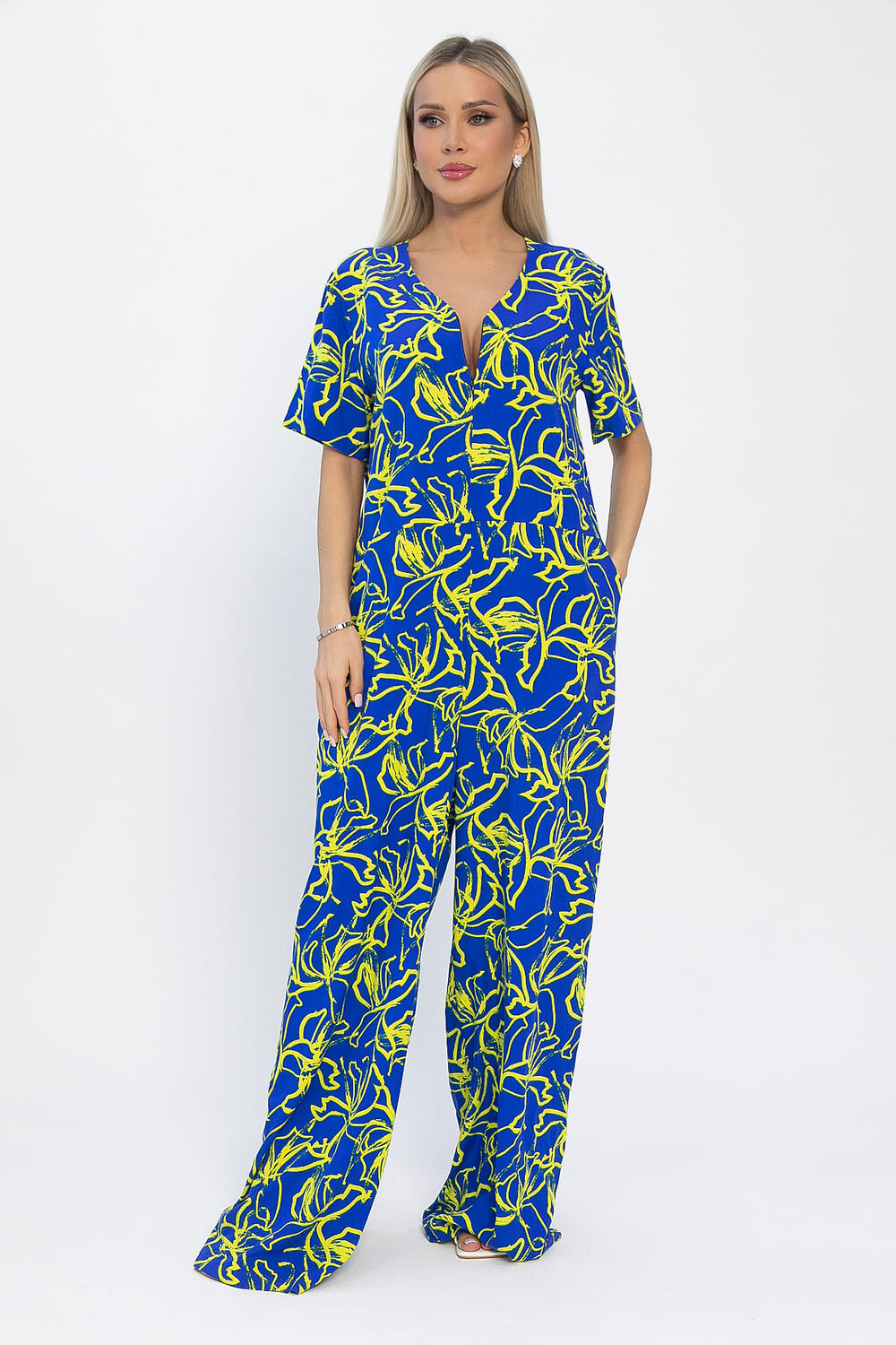 LT Collection Комбинезон 538124 К13616-7М синий