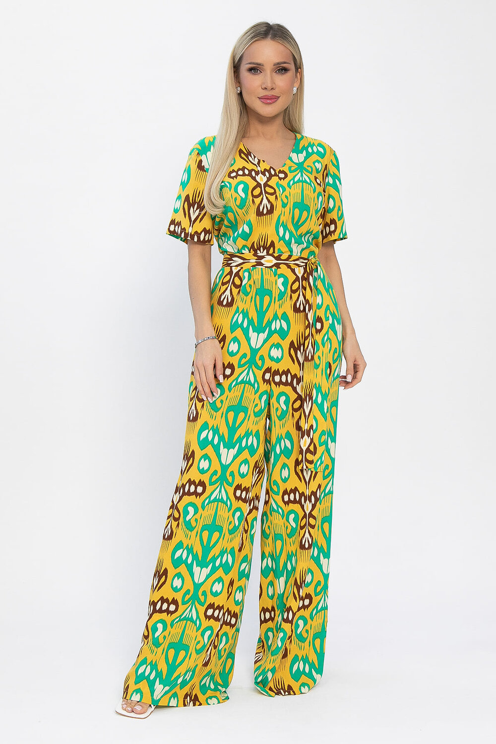 LT Collection Комбинезон 538125 К13614-7М желтый/зеленый