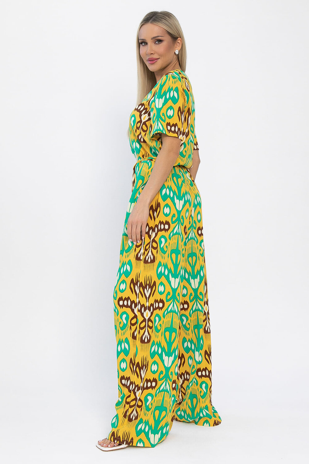 LT Collection Комбинезон 538125 К13614-7М желтый/зеленый