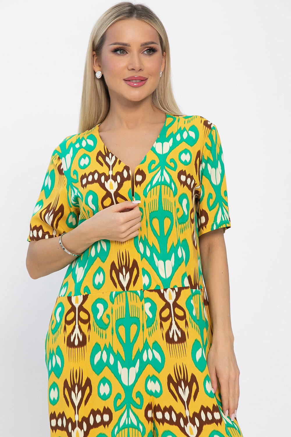 LT Collection Комбинезон 538125 К13614-7М желтый/зеленый