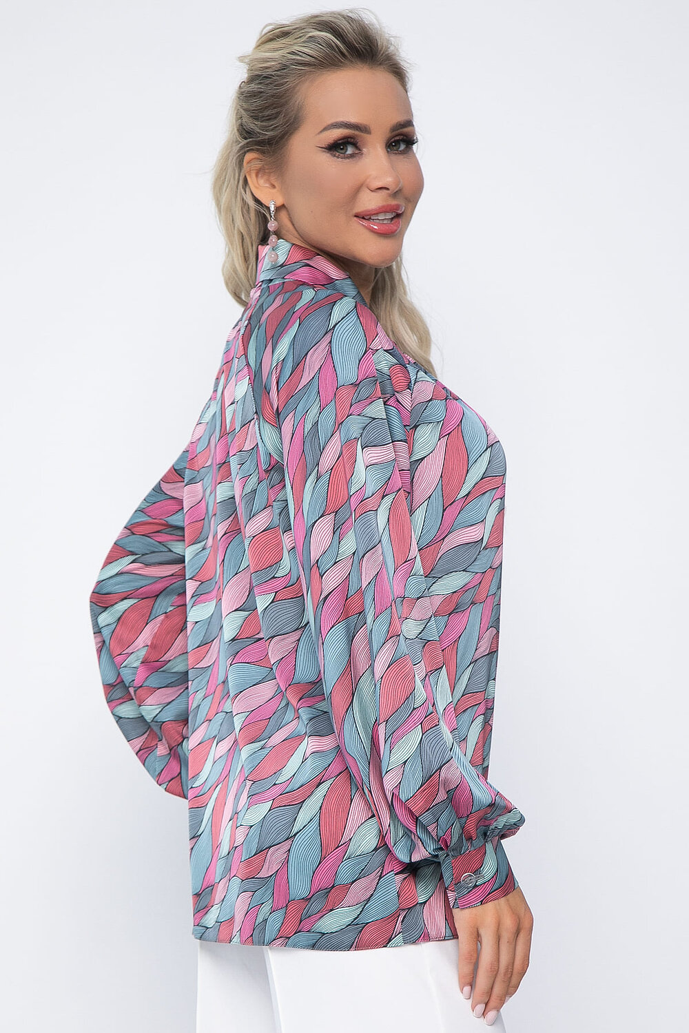 LT Collection Блуза 538127 Б13609-30М розовый