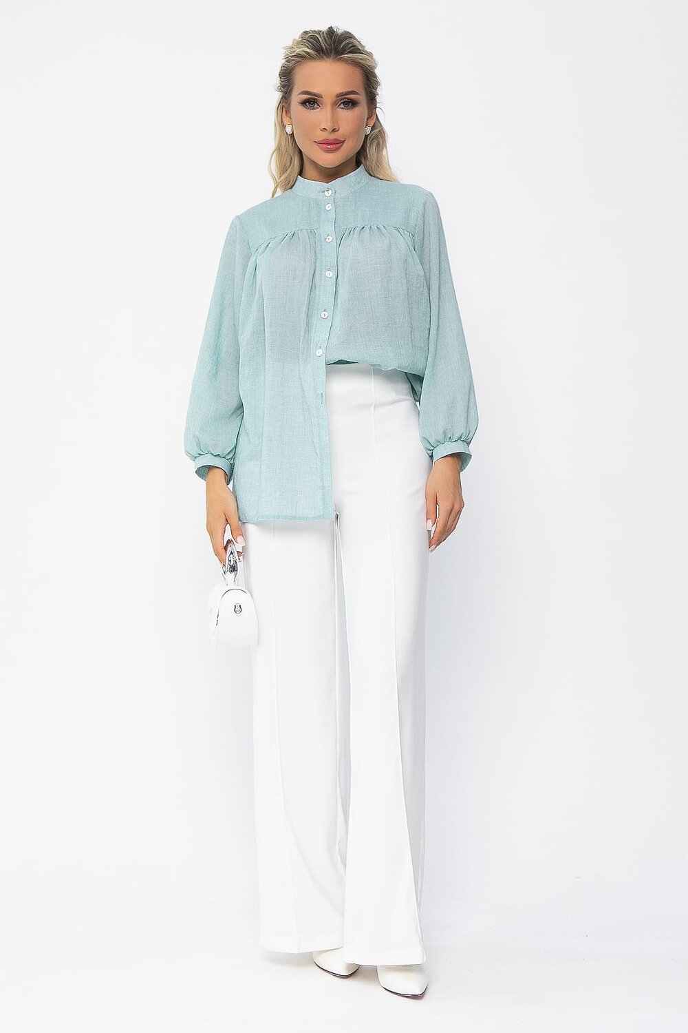LT Collection Блуза 538130 Б13617-5М мятный