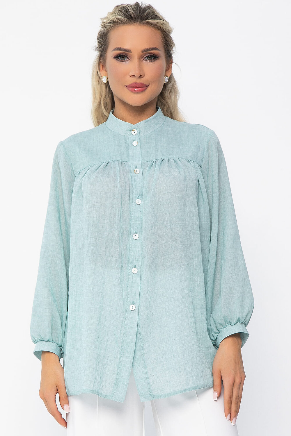 LT Collection Блуза 538130 Б13617-5М мятный