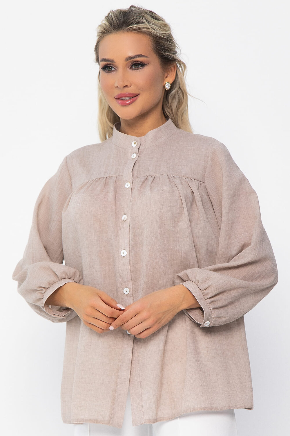 LT Collection Блуза 538131 Б13618-5М бежевый