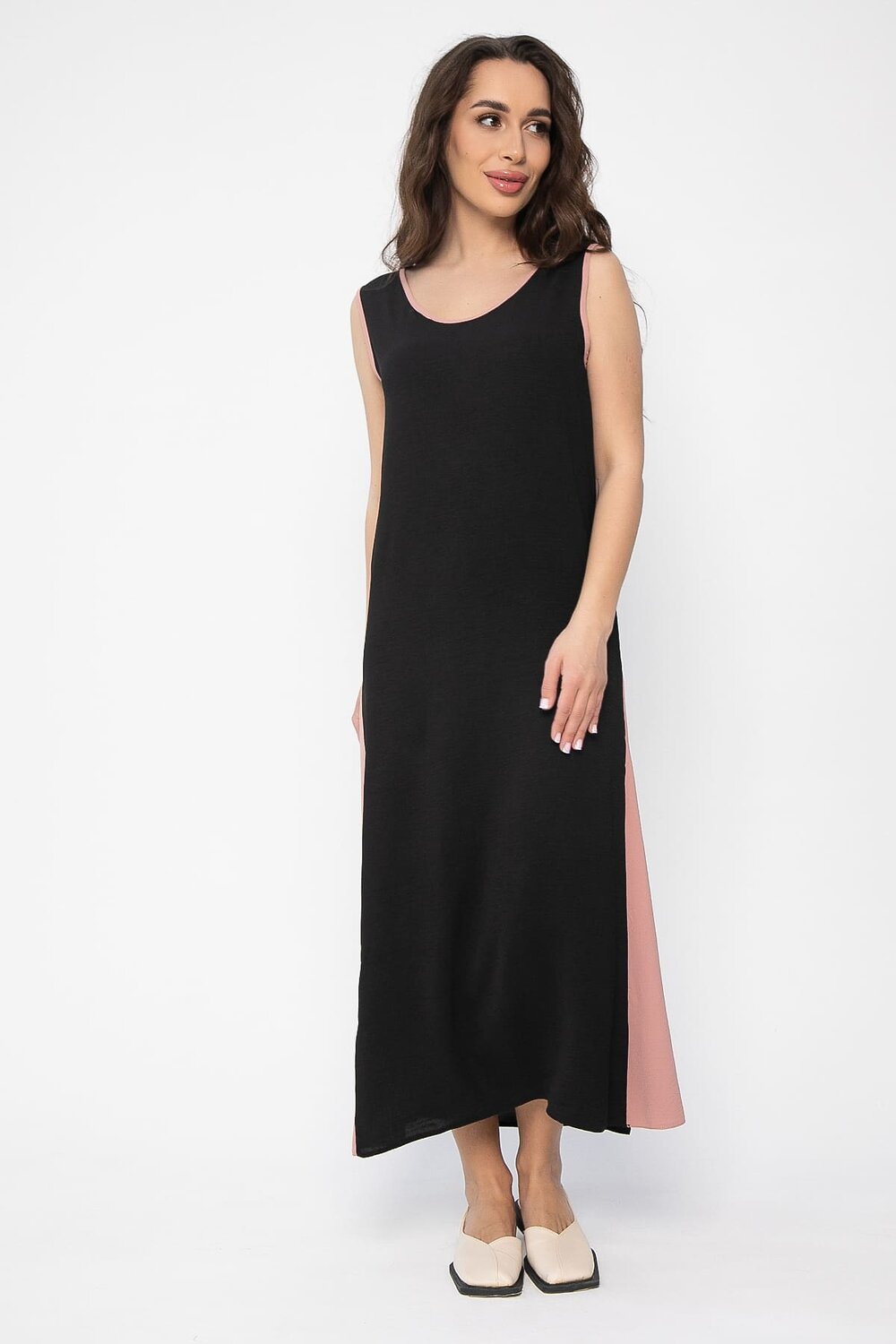 LT Collection Сарафан 538133 П13630-10М чёрно-розовый