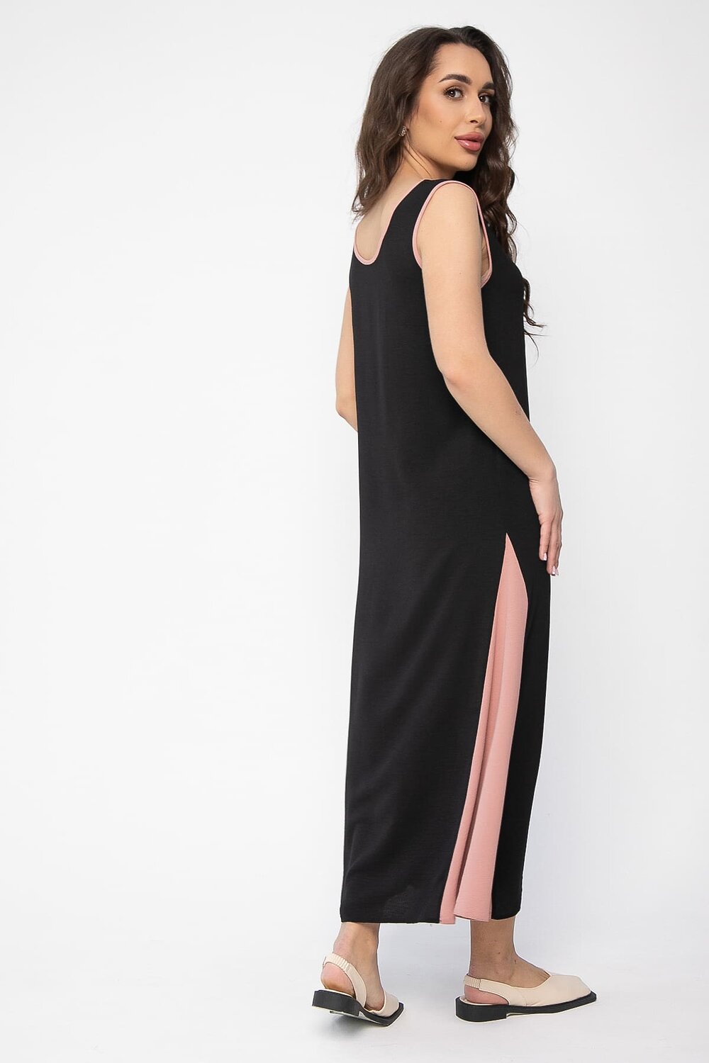 LT Collection Сарафан 538133 П13630-10М чёрно-розовый