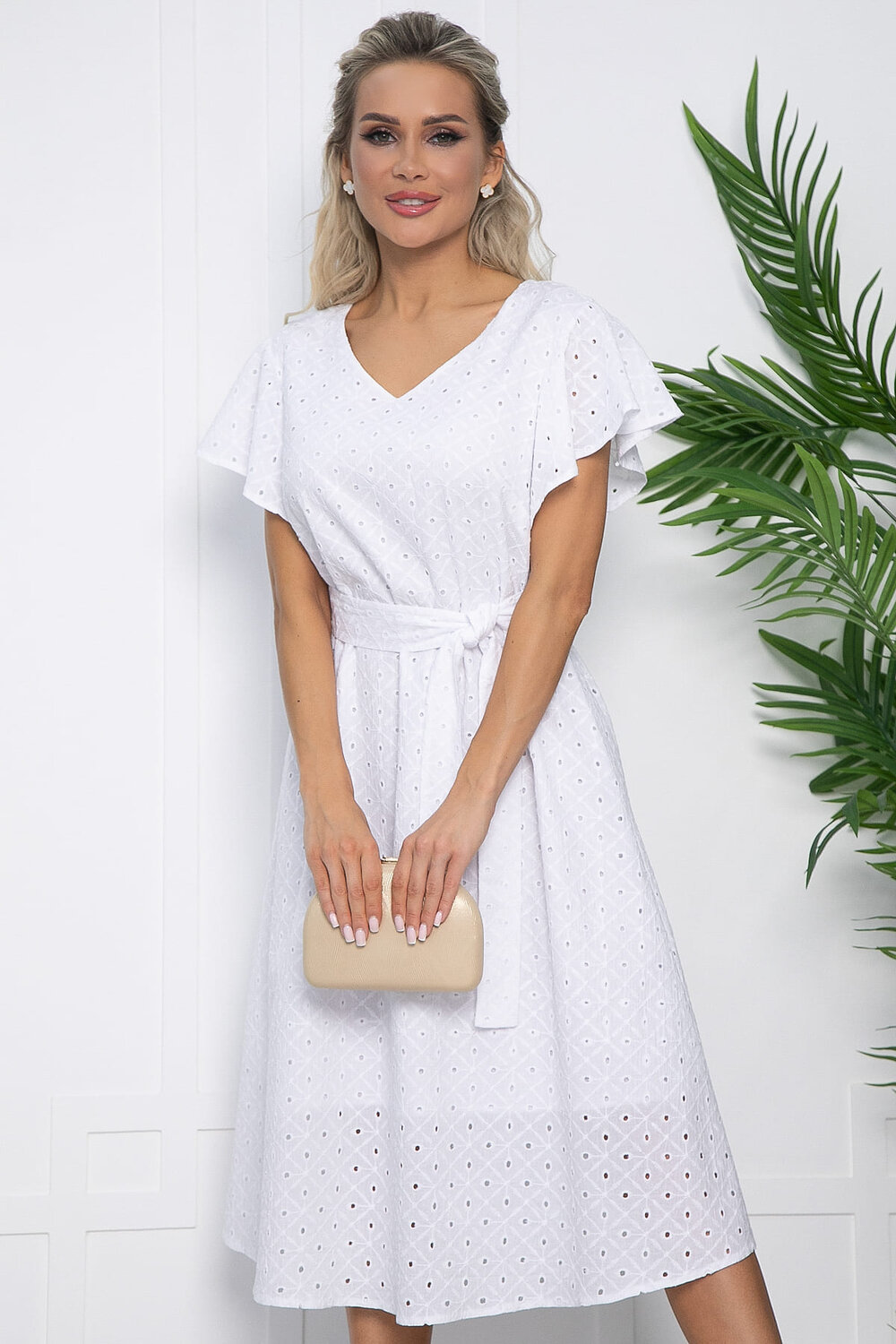 LT Collection Платье 538135 П13632-4М белый