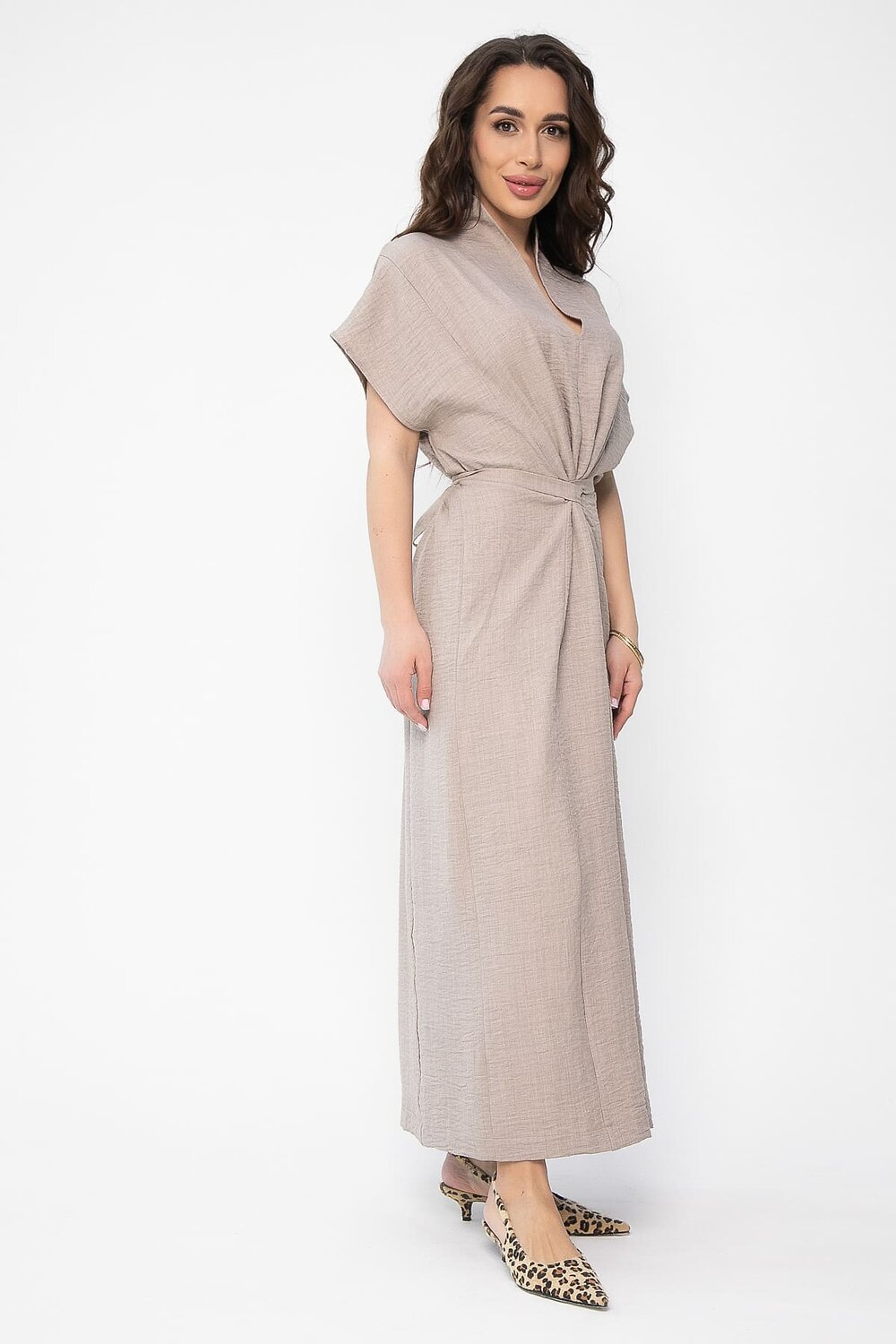 LT Collection Платье 538136 П13623-30М серо-коричневый