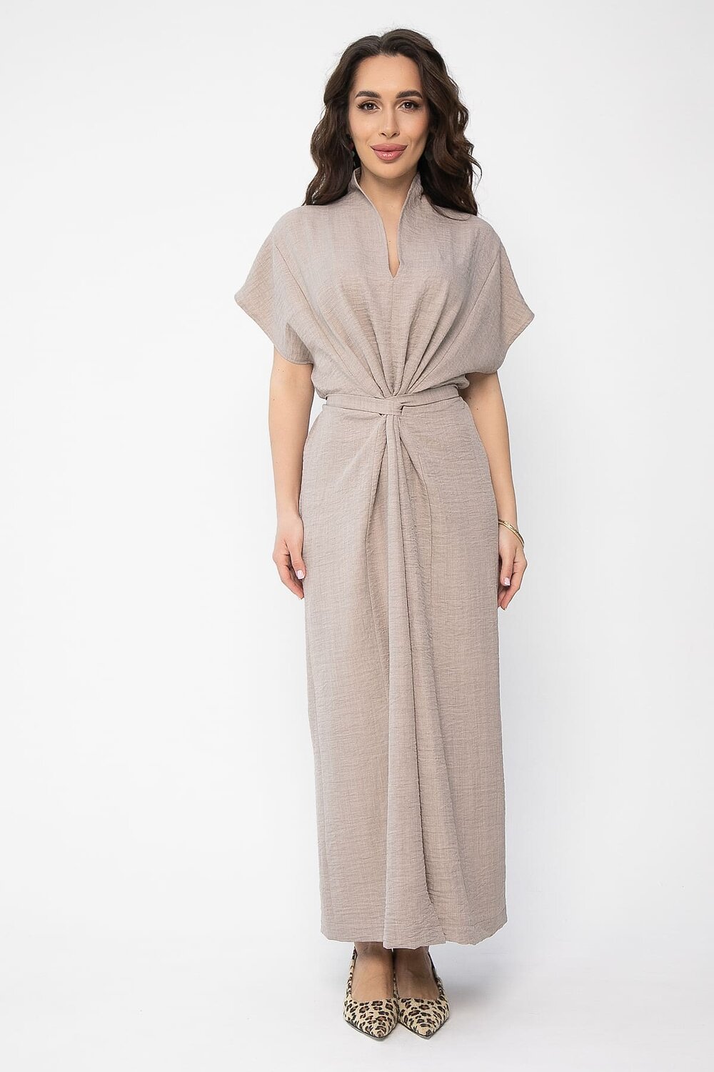 LT Collection Платье 538136 П13623-30М серо-коричневый