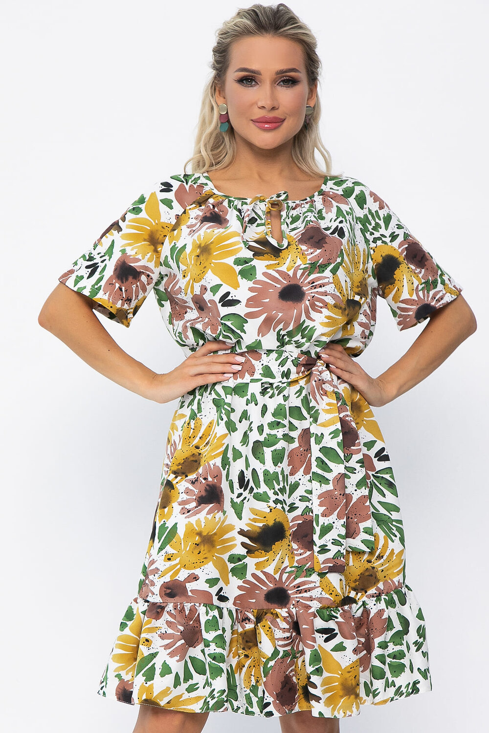 LT Collection Платье 538137 П13627-10М белый